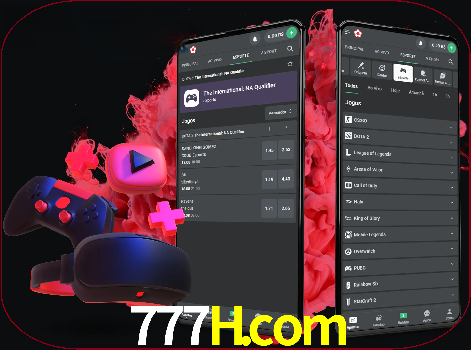 Para ter a aplicação móvel 777h no seu smartphone, basta descarregar o ficheiro apk e seguir as instruções.