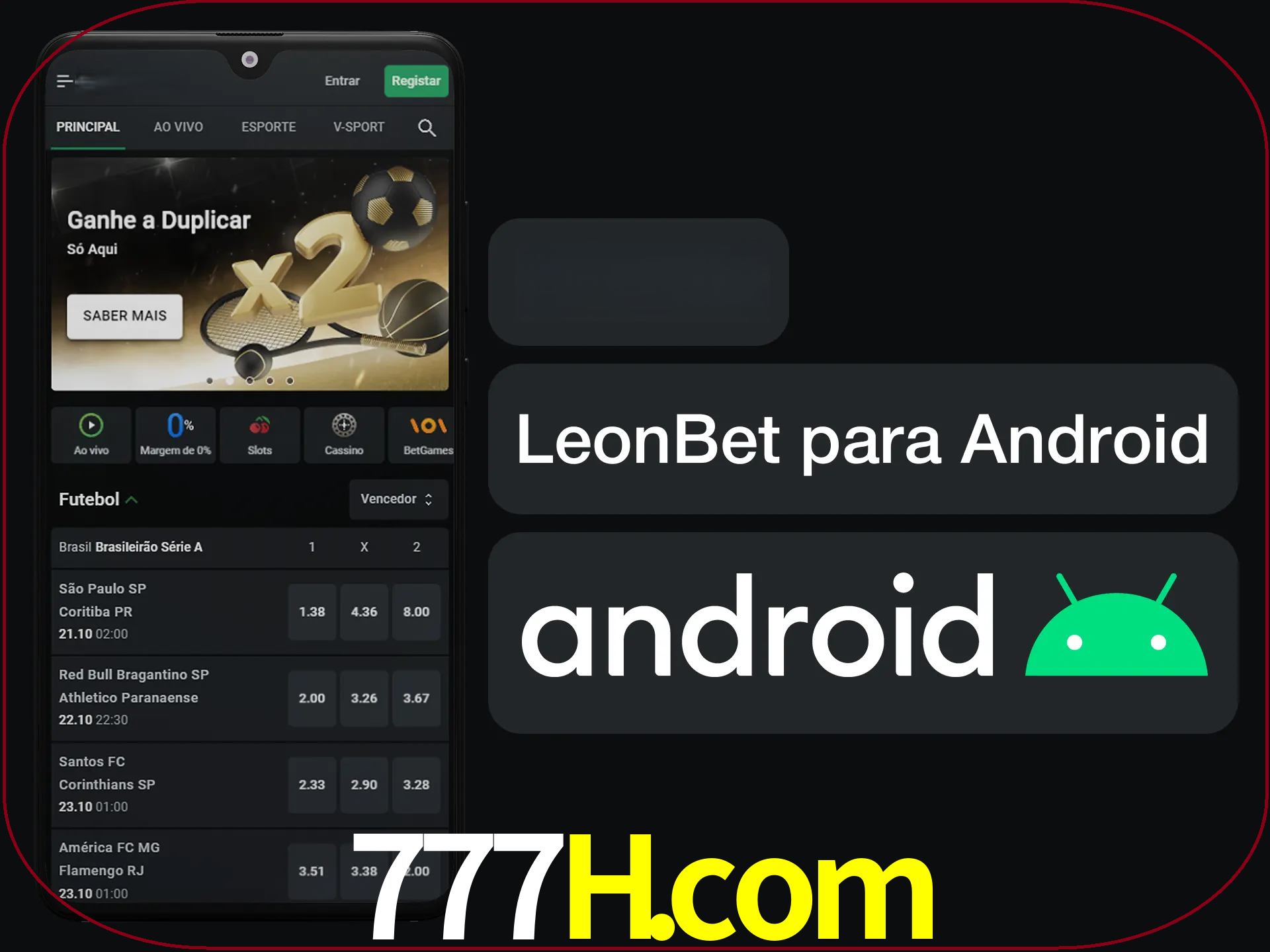 Adquira sua versão poket de LeonBet.